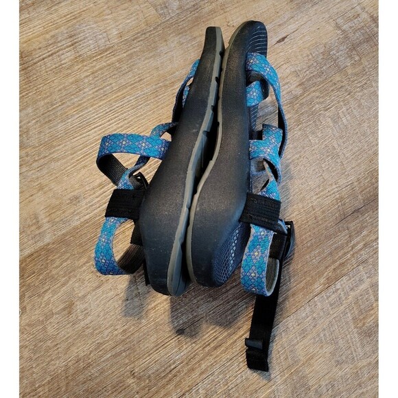 CHACO ZX/2 Sandals Women’s 6 Outdoor Hiking GORP Blue Diamond Strappy Adjustable - Picture 6 of 8